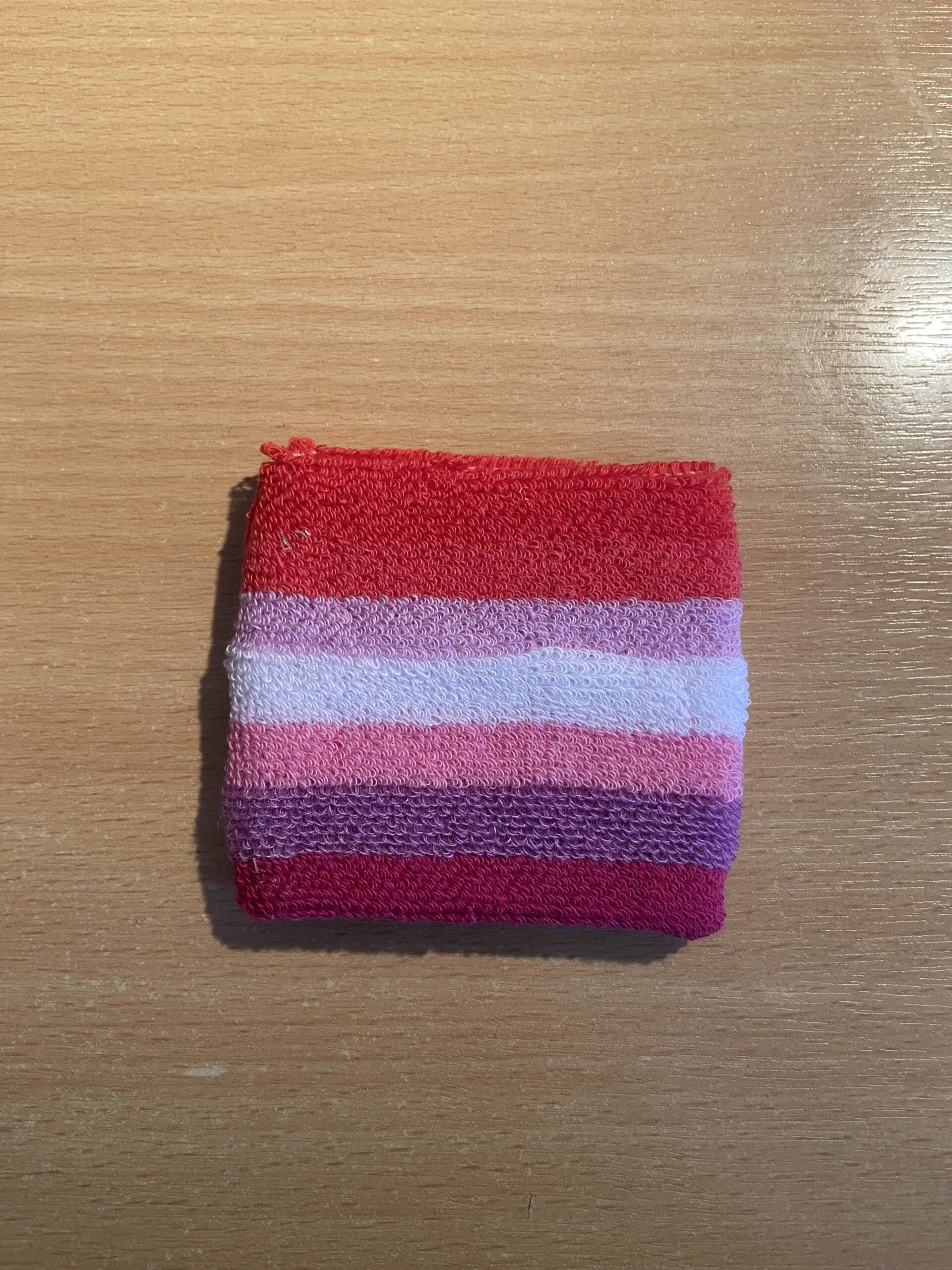 LESBIAN Lesbian (Gay Pride) terry style wrist band/sweat band - Image 1