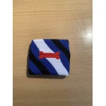 Puppy Play (Gay Pride) embroidered wrist band/sweat band