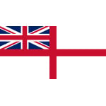 White Ensign medium Hand Flag