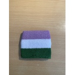Genderqueer (Gay Pride) wrist band/sweat band