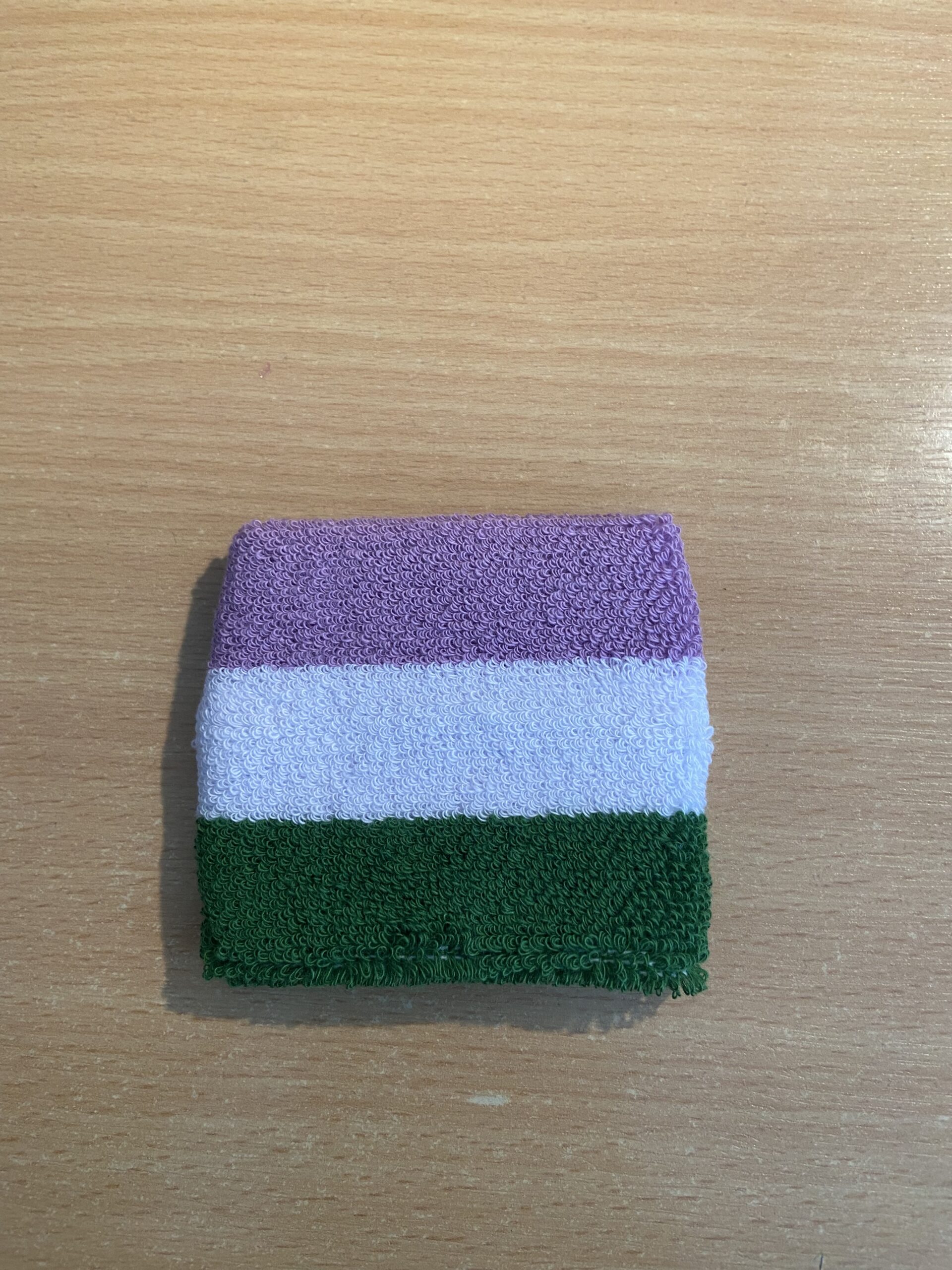 genderqueer Genderqueer (Gay Pride) wrist band/sweat band - Image 1
