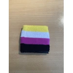 Non Binary (Gay Pride) terry style wrist band/sweat band