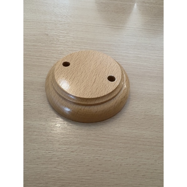 2 hole wooden base for 18"x12" hand flag