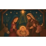 Christmas Nativity 5'x3'