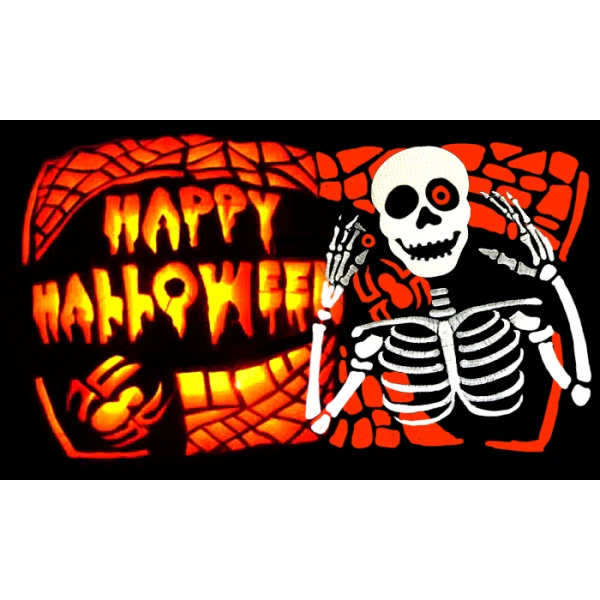 Halloween Bones 5'x3'