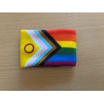 Intersex Progress Pride (Gay Pride) wrist band/sweat band
