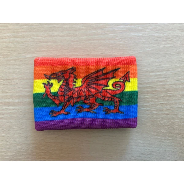 Rainbow Wales (Gay Pride) wrist band/sweat band