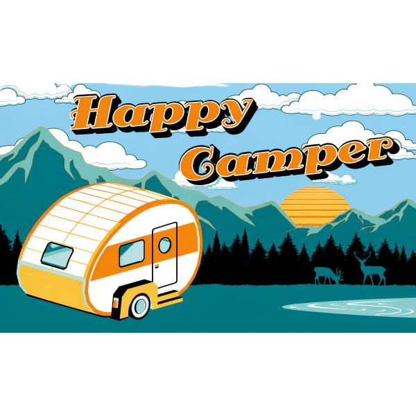 Happy Campers (new) 5'x3'