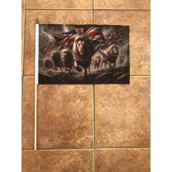 Make Britain Roar Again large hand flag