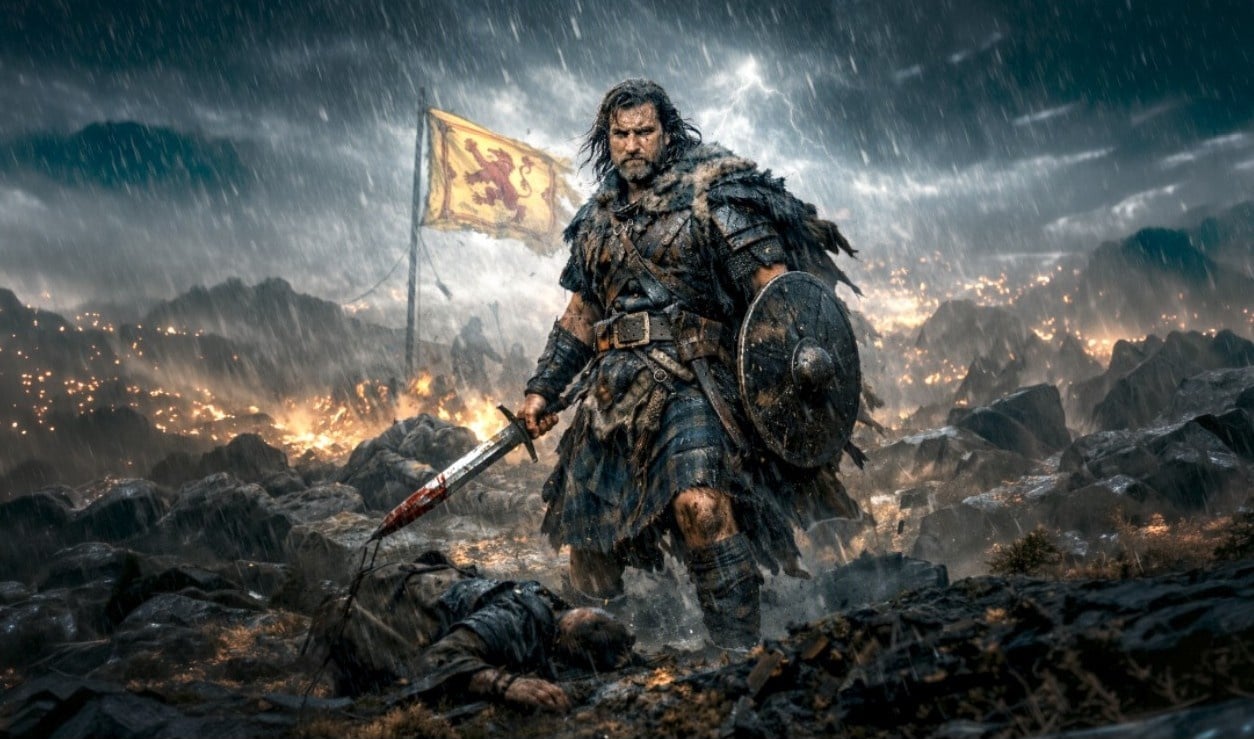 Highland Warrior Highland Warrior (Scotland) 5'x3' - Image 1